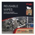 Office Jansan | WypAll 41048 8.34 in. x 16.8 in. POP-UP Box HYDROKNIT X80 Cloths - White (400/Carton) image number 5