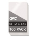 Laminating Supplies | GBC 3202104B LongLife 2.56 in. x 3.75 in. 10 mil Thermal Laminating Pouches - Gloss Clear (100/Box) image number 2