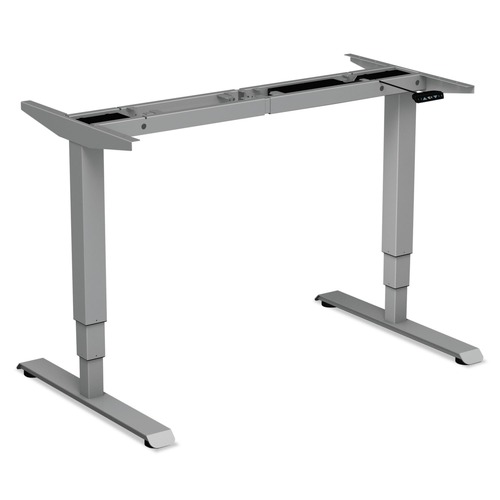 Office Desks & Workstations | Alera ALEHT3SAG AdaptivErgo 48.06 in. x 24.35 in. x 25 in. to 50.7 in. Sit-Stand 3-Stage Electric Height-Adjustable Table Base - Gray image number 0