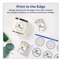 Office Jansan | Avery 22877 2 in. Diameter Round Print-to-the Edge Labels with SureFeed and EasyPeel - Matte White (300/Pack) image number 2