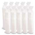Cutlery | Dart 20RL Vented Foam Lids Fits 6 - 32 oz. Cups - White (10/Carton) image number 2