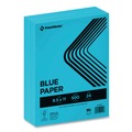Cleaning & Janitorial Supplies | PrintWorks Professional 00102 8.5 in. x 11 in. 24 lbs. Text Weight Color Paper - Blue (1-Ream) image number 0