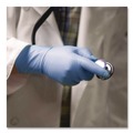 Disposable Gloves | Ammex GPNHD66100 8 mil Blue Powder-Free Nitrile Exam Gloves - Large, Blue (500/Carton) image number 3