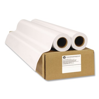 HP 36 in. x 75 ft. 2 in. Core Premium Matte Polypropylene Paper - White (2/Pack)