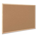 Mothers Day Sale! Save an Extra 10% off your order | MasterVision MC070014231 Value Cork 24 in. x 36 in. Bulletin Board - Brown Surface/Oak Frame image number 1