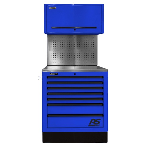 Cabinets | Homak BLCTS36004 36 in. CTS Conversion Kit with Tool Board Backsplash - Blue image number 0