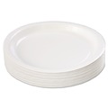 Labor Day Sale! Save $30 off $199! | Hoffmaster PL7095 9 in. Coated Paper Dinnerware Plate - White (500/Carton) image number 3