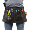 Tool Belts | Klein Tools 42201 Electricians Tool Apron - X-Large/2XL, Black image number 4