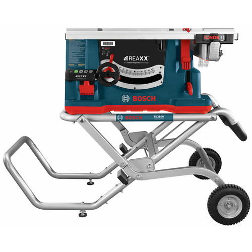 Bosch Gts1041a 09 10 In Reaxx Jobsite Table Saw With Gravity Rise