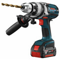 Hammer Drills | Factory Reconditioned Bosch HDH181X-01-RT 18V Lithium-Ion Brute Tough 1/2 in. Cordless Hammer Drill Driver Kit with Active Response Technology (4 Ah) image number 3