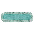 Bulk Savings Pricing 2 | Rubbermaid Commercial HYGEN FGQ42600GR00 24w x 9d HYGEN Microfiber Fringed Dust Mop Pad - Green image number 0