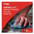 Cleaning & Janitorial Supplies | WypAll 34965 12.2 in. x 13.4 in. General Clean Jumbo Roll X60 Cloths - Blue (1100/Roll) image number 4