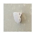 Office Jansan | Advantus 75301 40-Sheet Capacity Panel Wall Clips For Fabric Panels - Standard, White (20/Box) image number 3