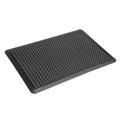 Cleaning & Janitorial Supplies | Crown YF 0023BK 24 in. x 26 in. Yoga-Flex Anti-Fatigue Mat - Black image number 0
