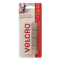 Paper Fasteners | Velcro 91330 0.88 in. x 0.88 in. Removable Adhesive Sticky-Back Fasteners - Clear (12/Pack) image number 0