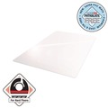 Office Jansan | Floortex PF1213425EV Cleartex Advantagemat 53 in. x 45 in. Phthalate Free PVC Chair Mat for Hard Floors - Clear image number 2