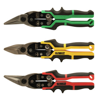 CUTTING TOOLS | Dewalt 3-Piece Ergo Aviation Snips