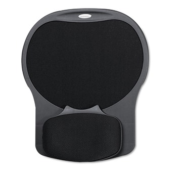 Fellowes Mfg Co. Easy Glide 10 in. x 12 in. Gel Mouse Pad with Wrist Rest - Black