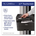 Bulk Savings Pricing 2 | Brother HLL2480DW HL-L2480DW Wireless Compact Monochrome Multi-Function Laser Printer image number 4