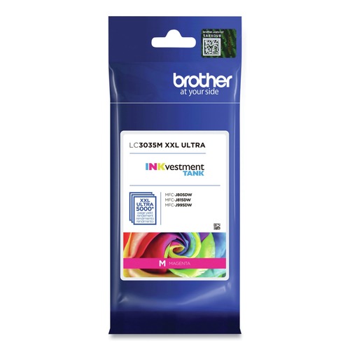 Ink & Toner | Brother LC3035M 5000 Page-Yield INKvestment Ultra High-Yield Ink - Magenta image number 0