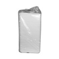 Food Service | Pactiv Corp. YTH10500SGBX 5 Compartment 8.25 in. x 10.5 in. x 1 in. Foam School Trays - White (500/Carton) image number 3