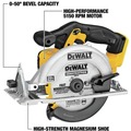 Circular Saws | Factory Reconditioned Dewalt DCS391BR 20V MAX Lithium-Ion 6-1/2 in. Cordless Circular Saw (Tool Only) image number 4