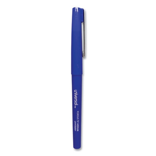 Office Jansan | Universal UNV50501 0.7mm Porous Point Pens - Medium, Blue (1 Dozen) image number 0