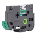 Bulk Savings Pricing 2 | Brother P-Touch TZE741 0.7 in. x 26.2 ft. TZe Standard Adhesive Laminated Labeling Tape - Black on Green image number 1