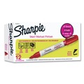 Office Jansan | Sharpie 2107613 Medium Bullet Tip Permanent Paint Marker - Red (1 Dozen) image number 1