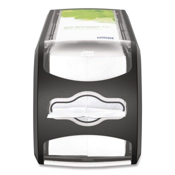 Tork Xpressnap Fit 4.8 x 12.8 x 5.6 Countertop Napkin Dispenser - Black