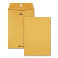 Office Jansan | Quality Park QUA37863 Clasp Envelope, #63, Square Flap, Clasp/gummed Closure, 6.5 X 9.5, Brown Kraft, 100/box image number 2