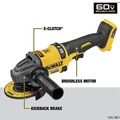 Angle Grinders | Factory Reconditioned Dewalt DCG418BR FLEXVOLT 60V MAX Brushless Lithium-Ion 4-1/2 in. - 6 in. Cordless Grinder with Kickback Brake (Tool Only) image number 6