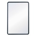 Office Jansan | Quartet 7551 24 in. x 18 in. Contour Dry Erase Board - White Surface, Black Plastic Frame image number 1