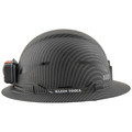 Klein Tools 60346 Premium KARBN Pattern Class E, Non-Vented, Full Brim Hard Hat with Rechargeable Lamp image number 7
