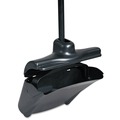 Dust Pans | Rubbermaid Commercial FG253200BLA Lobby Pro Plastic/Metal 12-1/2 in. Upright Dustpan with Cover - Black image number 0