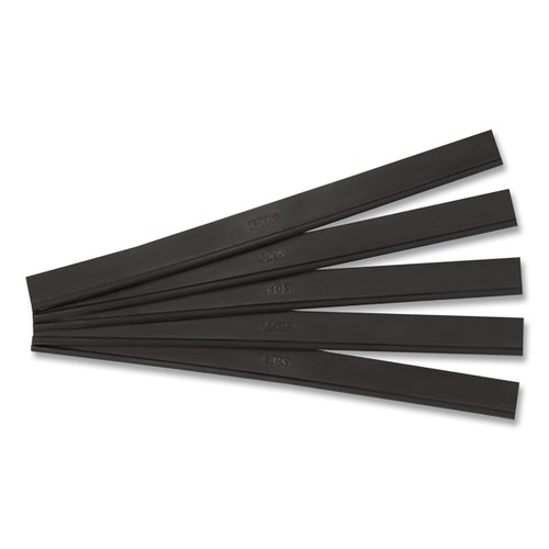 Cleaning Tools | Rubbermaid Commercial 2221948 10 in. Wide Glass Squeegee Replacement Blade (5/Pack) image number 0