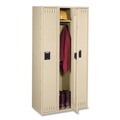 Office & Office Supplies | Tennsco STS-121872-C-SND 36 in. x 18 in. x 72 in. Three Lockers with Hat Shelves and Coat Rods Single-Tier Locker - Sand image number 1