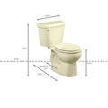 Fixtures | American Standard 221DA.104.020 Colony Round Two Piece Toilet (White) image number 1
