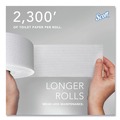 Cleaning & Janitorial Supplies | Scott 07005 Essential 3.75 in. x 2300 ft. Septic Safe Coreless JRT - White (12 Rolls/Carton) image number 7