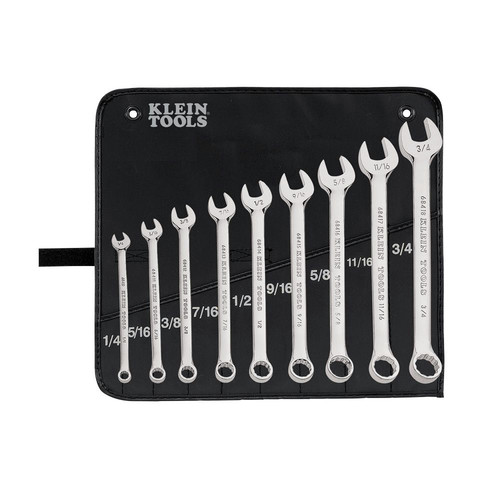 Combination Wrenches | Klein Tools 68402 9-Piece Combination Wrench Set image number 0