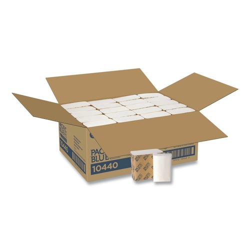 Paper Towels and Napkins | Georgia Pacific Professional 10440 Septic Safe 2 Ply Tissue for Safe-T-Gard Dispenser - White (8000/Carton) image number 0