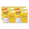 Trash Bags | Glad 78526 Tall 13 gal. 24 in. x 27.38 in. Kitchen Drawstring Trash Bags - Gray (100 Bags/Box, 4 Boxes/Carton) image number 0