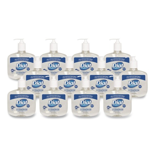 Cleaning & Janitorial Supplies | Dial Professional DIA 80784 Antimicrobial Soap For Sensitive Skin, 16oz Pump Bottle, 12/carton image number 0