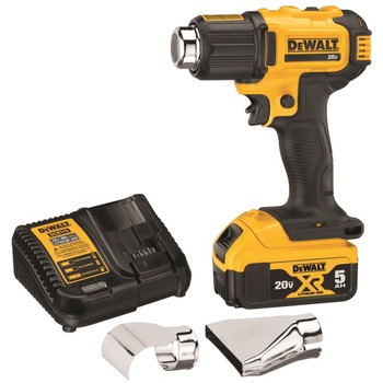 Dewalt 20V MAX Brushed Lithium-Ion Cordless Heat Gun Kit (5 Ah)
