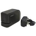 Office Jansan | Universal UNV43120 20-Sheet Capacity Half-Strip Electric Stapler with Staple Channel Release Button - Black image number 1