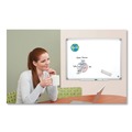  | MasterVision MA2700790 72 in. x 48 in. Reversible Earth Silver Easy-Clean Dry Erase Board - White Surface/Silver Aluminum Frame image number 10