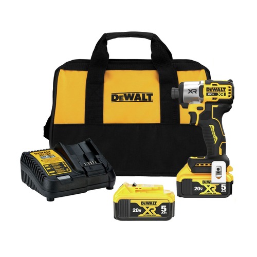 Impact Drivers | Dewalt DCF845P2 20V MAX XR Brushless Lithium-Ion Cordless 3-Speed 1/4 in. Impact Driver Kit (5 Ah) image number 0