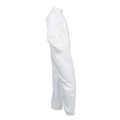 Bib Overalls | Ansell KCC 44316 A40 Elastic-Cuff and Ankles Coveralls - Triple Extra Large, White (25/Carton) image number 1