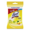 Cleaning & Janitorial Supplies | LYSOL Brand 19200-99799 6.69 in. x 7.87 in. 1-Ply Disinfecting Wipes Flatpacks - Lemon and Lime Blossom White (24/Carton) image number 1