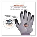 Work Gloves | Ergodyne 17636 ProFlex 7501 Coated Waterproof Winter Gloves - 2X-Large Gray (1-Pair) image number 4